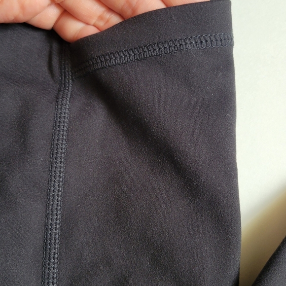 POPFLEX Black Leggings with Drawstring and Pockets 25" Length - Picture 7 of 9